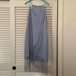 Naked Zebra light blue dress
